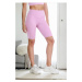 95111 Dewberry Sports Compact High Waist Short Leggings-LILAC