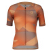 SCOTT Cyklistický dres s krátkym rukávom - RC PREMIUM CLIMBER - oranžová