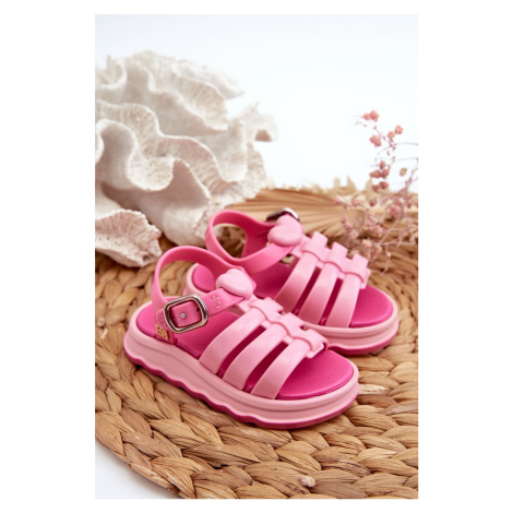 Scented children's sandals with velcro fastener ZAXY Pink