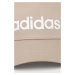 Bavlnená šiltovka adidas Performance béžová farba, s potlačou