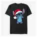 Queens Disney Lilo & Stitch - Stitch Wearing Santa Hat Unisex T-Shirt