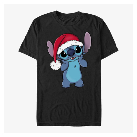 Queens Disney Lilo & Stitch - Stitch Wearing Santa Hat Unisex T-Shirt