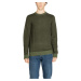 Jack & Jones  Jjeglobe Knit Crew Neck Noos 12258139  Svetre Zelená