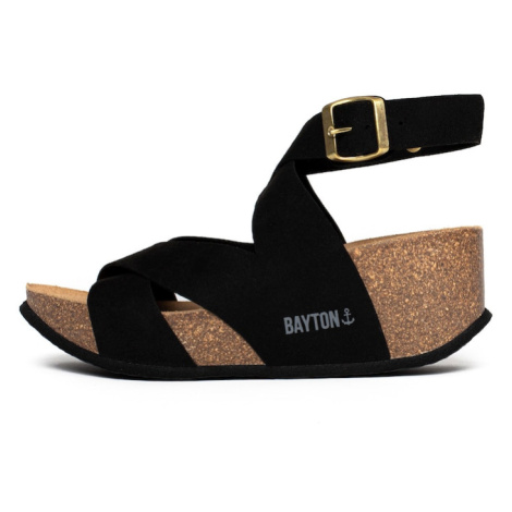 Bayton Remienkové sandále 'Murcia'  svetlohnedá / čierna