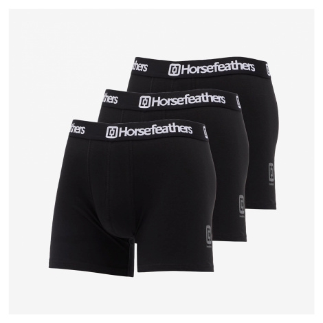 Horsefeathers Dynasty 3Pack Boxer Shorts Black