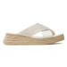 Calvin Klein Jeans Espadrilky Sporty Wedge Rope Sandal Mr YW0YW01364 Biela