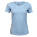 Tee Jays Dámske tričko - väčšej veľkosti TJ450X Light Blue