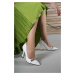 Riccon Women's Heeled Shoes 0012770 White Skin