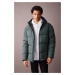 DEFACTO Regular Fit Hooded Puffer Jacket