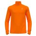 Odlo M MID LAYER 1/2 ZIP BERRA LIGHT Pánska stredná vrstva, oranžová, veľkosť