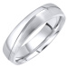 Snubný oceľový prsteň GLAMIS pre mužov aj ženy