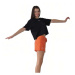 Kappa LOGO CABER Dámske šortky, oranžová, veľkosť