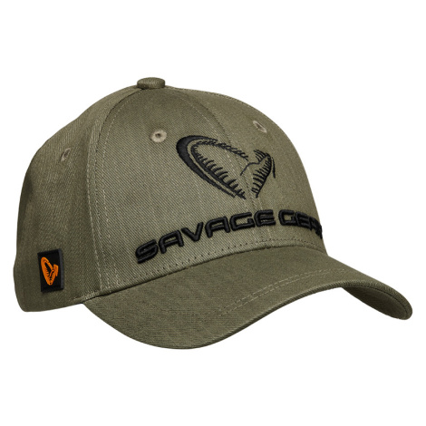 Savage gear šiltovka catch cap onesize olive green melange