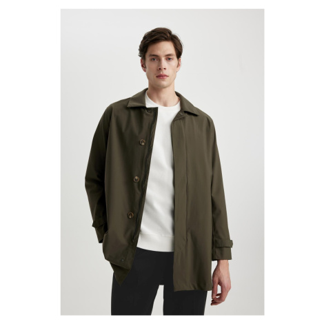 DEFACTO Slim Fit Polo Neck Parka Coat