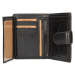Pánska kožená peňaženka Lagen Zrobok - čierna