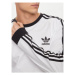 Adidas S dlhými rukávmi Adicolor Classics 3-Stripes Long-Sleeve Top IA4879 Biela Slim Fit