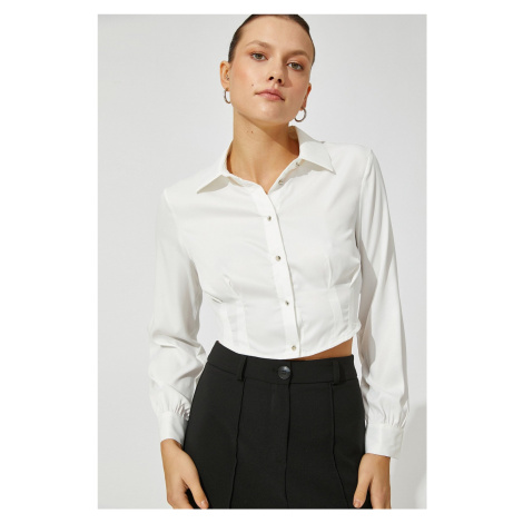 Koton Women's Off-White Shirt