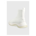 Tenisky Calvin Klein 2 Piece Sole Sock Boot biela farba,