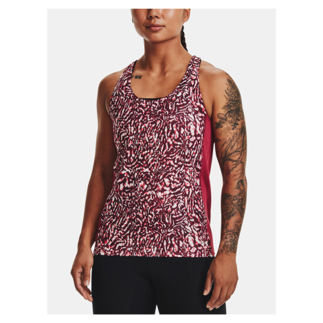 Under Armour Tank Top UA Fly By Printed Tank-PNK - Women