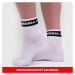 NEBBIA - Ponožky sport stredná dlĺžka UNISEX 129 (white) - NEBBIA