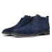 Ducavelli Masquerade Genuine Leather Anti-Slip Sole Daily Boots Navy Blue.