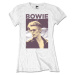 David Bowie tričko Smoking Biela