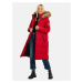 Threadbare Zimný kabát 'Arnie'  svetlohnedá / červená / čierna
