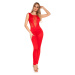 Sexy Koucla jumpsuit with sexy net-applications red