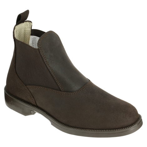 Jazdecká kožená obuv classic - perká (veľkosť 45 až 48) tmavohnedá