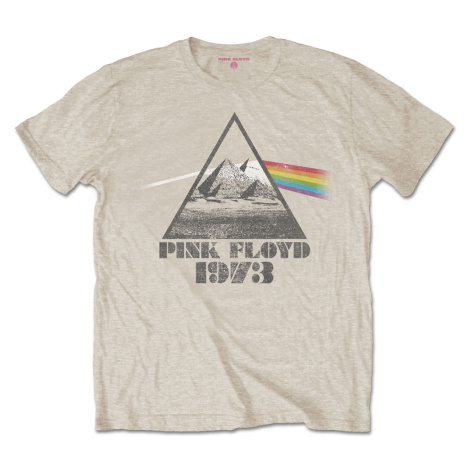 Pink Floyd tričko Pyramids Natural