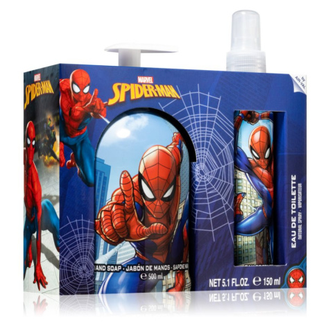 Air Val Spiderman Hand Soap & Eau deToilette Natural Spray darčeková sada pre deti