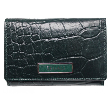 SEGALI Dámska kožená peňaženka 2910199510 zelená