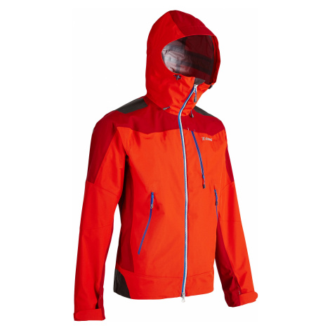 SIMOND Pánska nepremokavá horolezecká bunda Alpinism červená ORANŽOVÁ