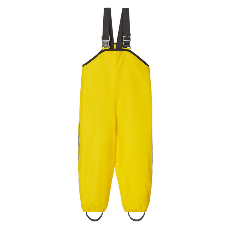 Detské nepremokavé nohavice Reima žltá farba