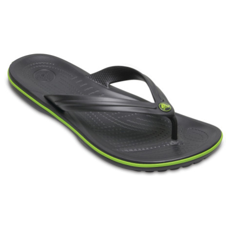 Žabky (plážová obuv) CROCS Crocband Flip graphite volt green