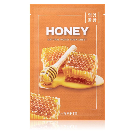The Saem Natural Mask Sheet Honey plátenná maska s vysoko hydratačným a vyživujúcim účinkom