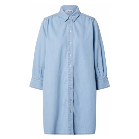 EDITED Košeľové šaty 'Siena'  modrá denim