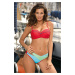 Magnolia Red Baia-Cricket Swimsuit M-584 Red and Blue