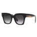 Slnečné okuliare Burberry KITTY dámske, čierna farba, 0BE4364