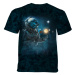 The Mountain Detské batikované tričko - ASTRONAUT EXPLORER - vesmír - modrá