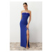 Trendyol Saxe Body-Sit Otrish Woven Elegant Evening Dress