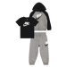 Nike Sportswear Set  sivá melírovaná / čierna / biela