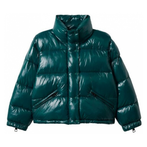 MANGO Zimná bunda 'Nuuk'  tmavozelená