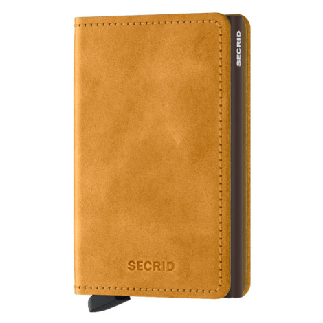 Secrid Slimwallet Vintage Ochre Unisex - Peňaženka Secrid - Oranžová - SV-Ochre-One-size - Size: