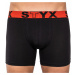 Men's boxers Styx long sport rubber black (U964)