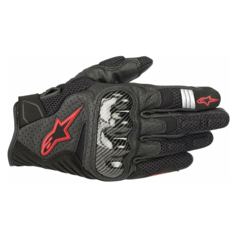 Alpinestars 3570518SMX-1 Air V2 Gloves Black/Red Fluo Rukavice