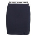 Tommy Jeans Sukňa - TJW LOGO WAISTBAND HWK SKIRT modrá