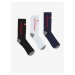 Diesel Ponožky - SKM-RAY-THREEPACK SOCKS viacfarebné