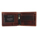Pánska kožená peňaženka SendiDesign Amarel - hnedo-čierna
