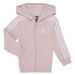 adidas  Essentials 3-Stripes Zip Hooded Jacket  Bundy Ružová